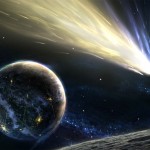 Kometa prolazi pored planete