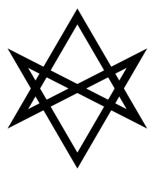 Unikursalni heksagram, glavni simbol Teleme